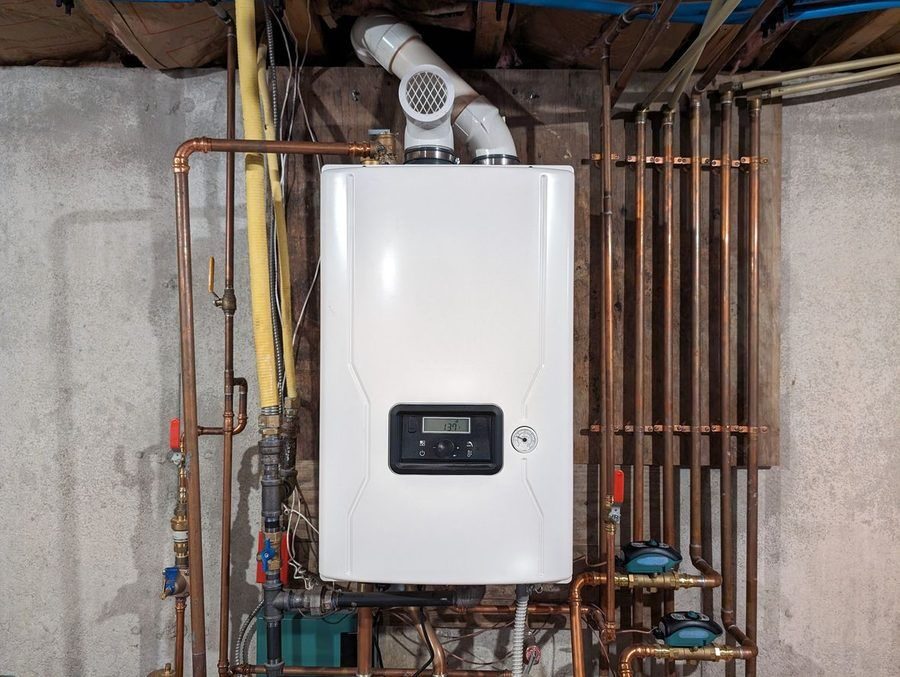 tankless water heater in a MetroWest home